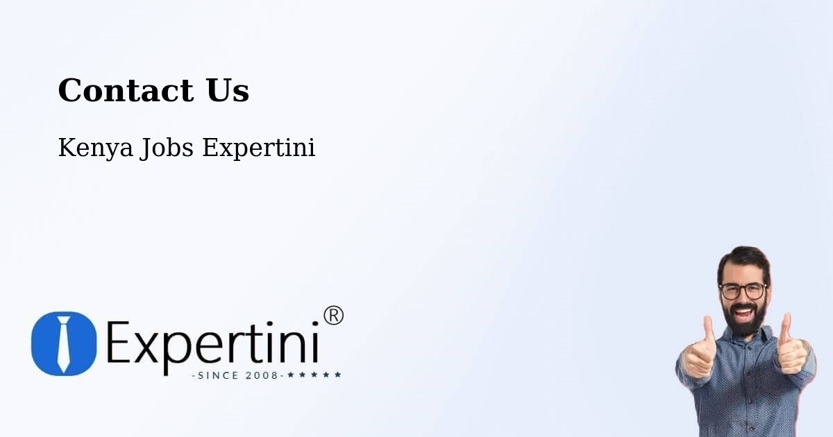 Contact Expertini – Isiolo - Kenya Jobs Expertini