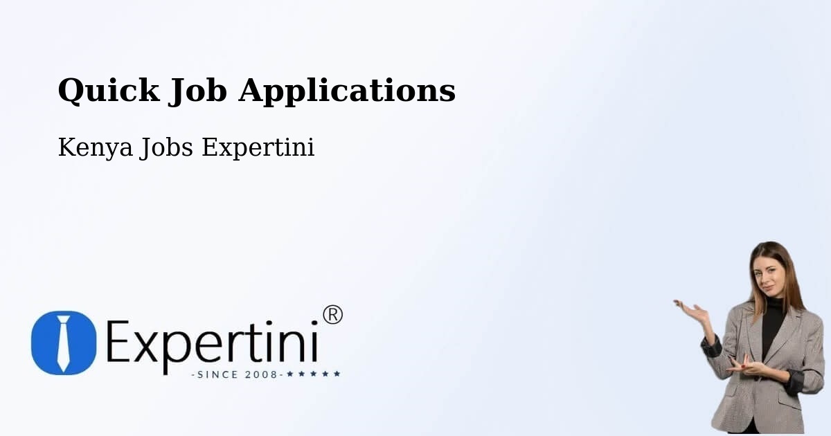 Quick Apply Feature – Isiolo - Kenya Jobs Expertini